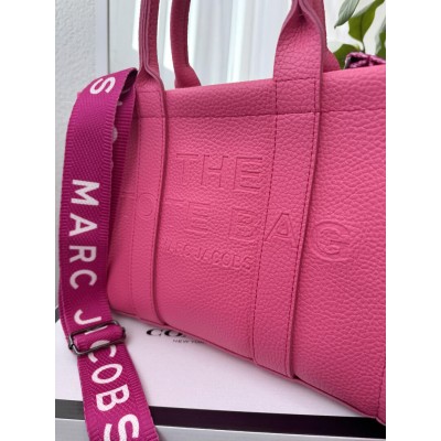 Сумка жіноча Марк Джейкобс малиновий шопер Marc Jacobs Tote Bag великий
