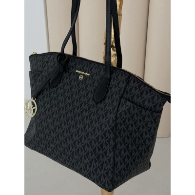 Сумка жіноча Майкл Корс чорний шопер Michael Kors Medium шоппер