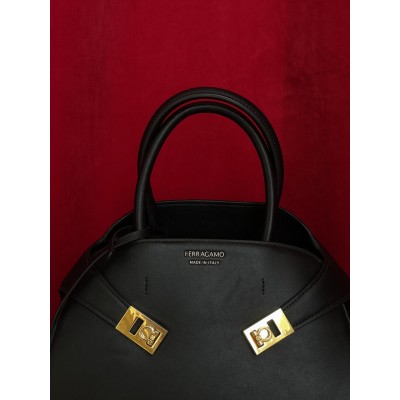 Сумка жіноча Salvatore Ferragamo ділова чорний Феррагамо Преміум якості