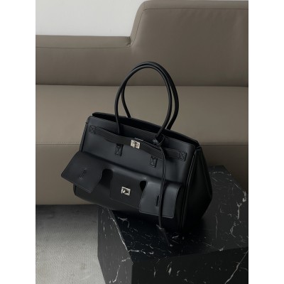 Сумка жіноча Balenciaga Bel Air Tote Bag - Premium чорний срібло Баленсіага Сумка жіноча Balenciaga Bel Air Tote Bag - Premium чорний срібло Баленсіага