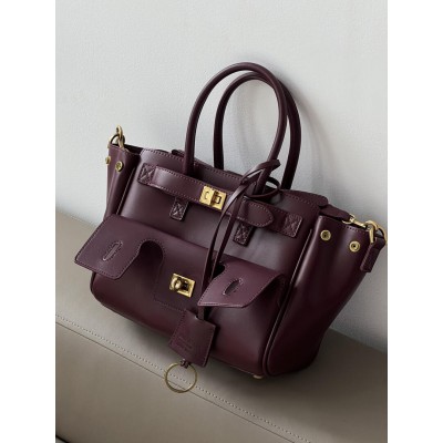 Сумка жіноча Balenciaga Bel Air Tote Bag - Premium бордовий золото Баленсіага Сумка жіноча Balenciaga Bel Air Tote Bag - Premium бордовий золото Баленсіага