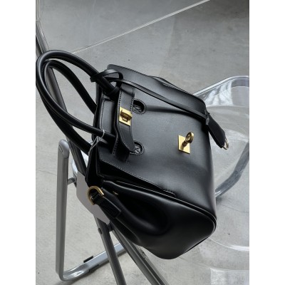 Сумка жіноча Balenciaga Bel Air Tote Bag - Premium чорний золото середній Баленсіага