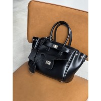 Сумка жіноча Balenciaga Bel Air Tote Bag - Premium чорний срібло середній Баленсіага