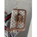 Сумка жіноча Gucci Horsebit 1955 Mini Bag крос боді Гуччі коричневий міні