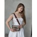 Сумка жіноча Gucci Horsebit 1955 Mini Bag крос боді Гуччі коричневий міні