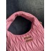 Сумка жіноча Miu Miu Wonder Matelasse Leather Hobo рожевий хобо через плече Міу Міу
