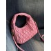 Сумка жіноча Miu Miu Wonder Matelasse Leather Hobo рожевий хобо через плече Міу Міу