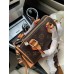 Сумка женская Louis Vuitton Nano Speedy mini  коричневый кросс боди через плечо Луи Виттон