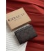 Гаманець жіночий Coach шоколадний з невеликою коробкою Коуч