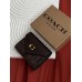 Гаманець жіночий Coach шоколадний з невеликою коробкою Коуч