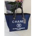 Сумка жіноча шопер Chanel Deauville Шанель джинс