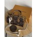 Сумка Louis Vuitton Monogram Reverse OnTheGo коричневий Луї Віттон