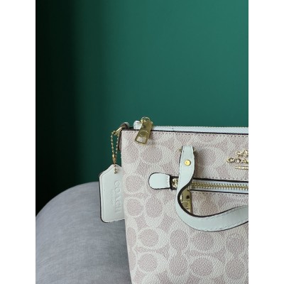 Сумка жіноча Coach Mini Gallery Crossbody білий Коуч через плече