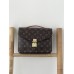 Сумка Луї Вітон метис коричневий + світло-бежевий Louis Vuitton Pochette Metis