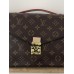 Сумка Луї Вітон метис коричневий + світло-бежевий Louis Vuitton Pochette Metis