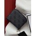 Жіночий гаманець Guess Dagan 4G міні чорний Гесс