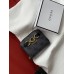 Жіночий гаманець Guess Dagan 4G міні чорний Гесс