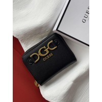 Жіночий гаманець Guess Dagan 4G міні чорний класичний Гесс