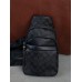 Чоловіча сумка слінг месенджер Coach через чорний плече Коуч