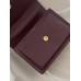 Жіноча сумка клатч Yves Saint Laurent Sunset Medium Shoulder Bag YSL Ів Сен Лоран бордовий
