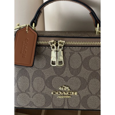 Сумка женская Coach Ava Crossbody Bag бежевый через плече Коуч кросс боди