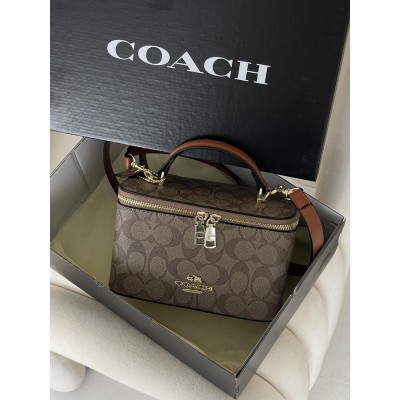 Сумка женская Coach Ava Crossbody Bag бежевый через плече Коуч кросс боди
