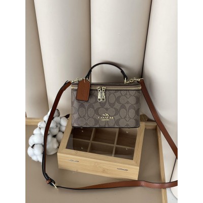 Сумка женская Coach Ava Crossbody Bag бежевый через плече Коуч кросс боди