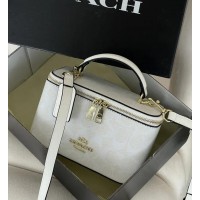 Сумка женская Coach Ava Crossbody Bag белый через плече Коуч кросс боди