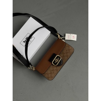 Жіноча сумка Coach Morgan бежевий крос боді Жіноча сумка Coach Morgan бежевий крос боді