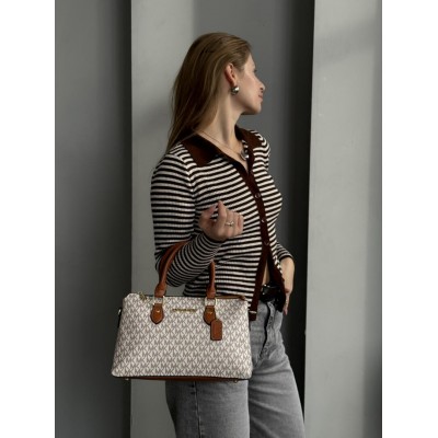 Жіноча сумка Michael Kors Crossbody через молочне плече Майкл Корс