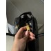Жіноча сумка Prada Bonnie Medium Leather Handbag через плече чорний Прада