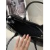 Жіноча сумка Prada Bonnie Medium Leather Handbag через плече чорний Прада