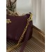 Сумка жіноча Coach Teri Shoulder Bag With Quilting бордовий через плече Коуч Тері