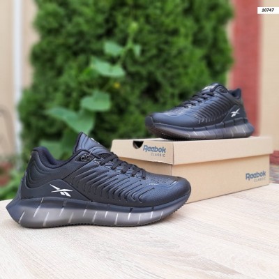 Reebok Zig Kinetica черные с белым, Размер 44
