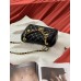 Клатч жіноча сумка Chanel Mini Lambskin Coco Charms Rectangular Classic через плече чорний Шанель маленька