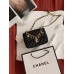 Клатч жіноча сумка Chanel Mini Lambskin Coco Charms Rectangular Classic через плече чорний Шанель маленька