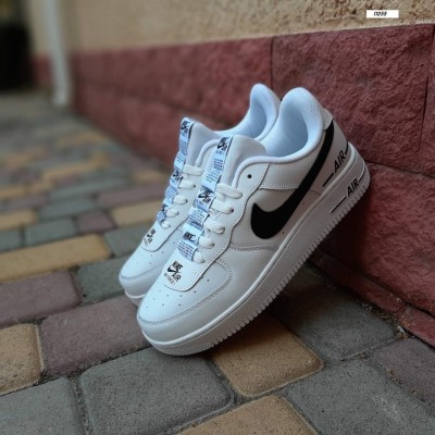 Nike Force 1 Double Air Белые с черным, Размер 45