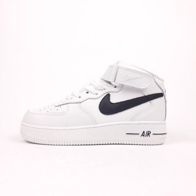 Nike Air Force 1 '07 MID белые с черным высокие, Размер 38 Nike Air Force 1 '07 MID белые с черным высокие, Размер 38