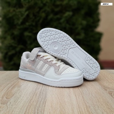 Adidas Forum молочні з сірим сіра пятка, Розмір 38