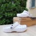 Crocs білі з логотипом, Розмір 39