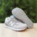 New Balance 574 Classic сірі з білим та блакитним, Розмір 36