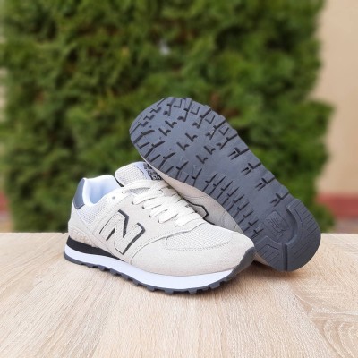 New Balance 574 Classic светло серые (серая пятка), Размер 37