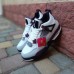 Air Jordan 4 Retro PSG Paris Saint Germain Белые с серым и сиреневым, Размер 44