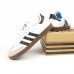 Аdidas Samba Vegan White/Gum белые с черным, Размер 38