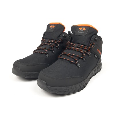 Сolumbia Waterproof Firebanks Mid GTX черные с оранжевым, Размер 41