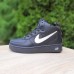Nike A1r Force 1'82 Чорні з білим, Розмір 36