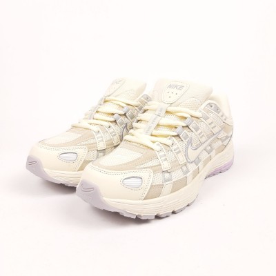 Nike P-6000 бежевые с сиреневым, Размер 38