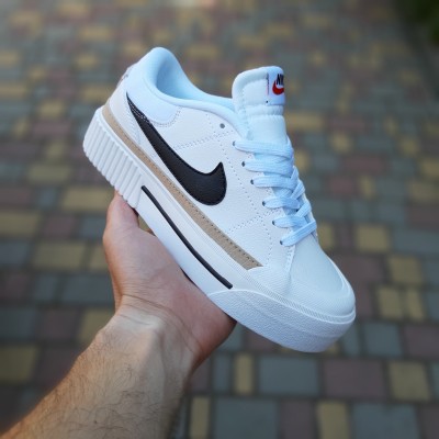 Nike Court Legacy білі з чорним, Розмір 39