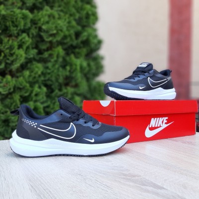 Nike Joepeqasvsss черные на белом, Размер 44