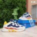 Adidas Niteball бежеві з жовтим і синім, Розмір 44